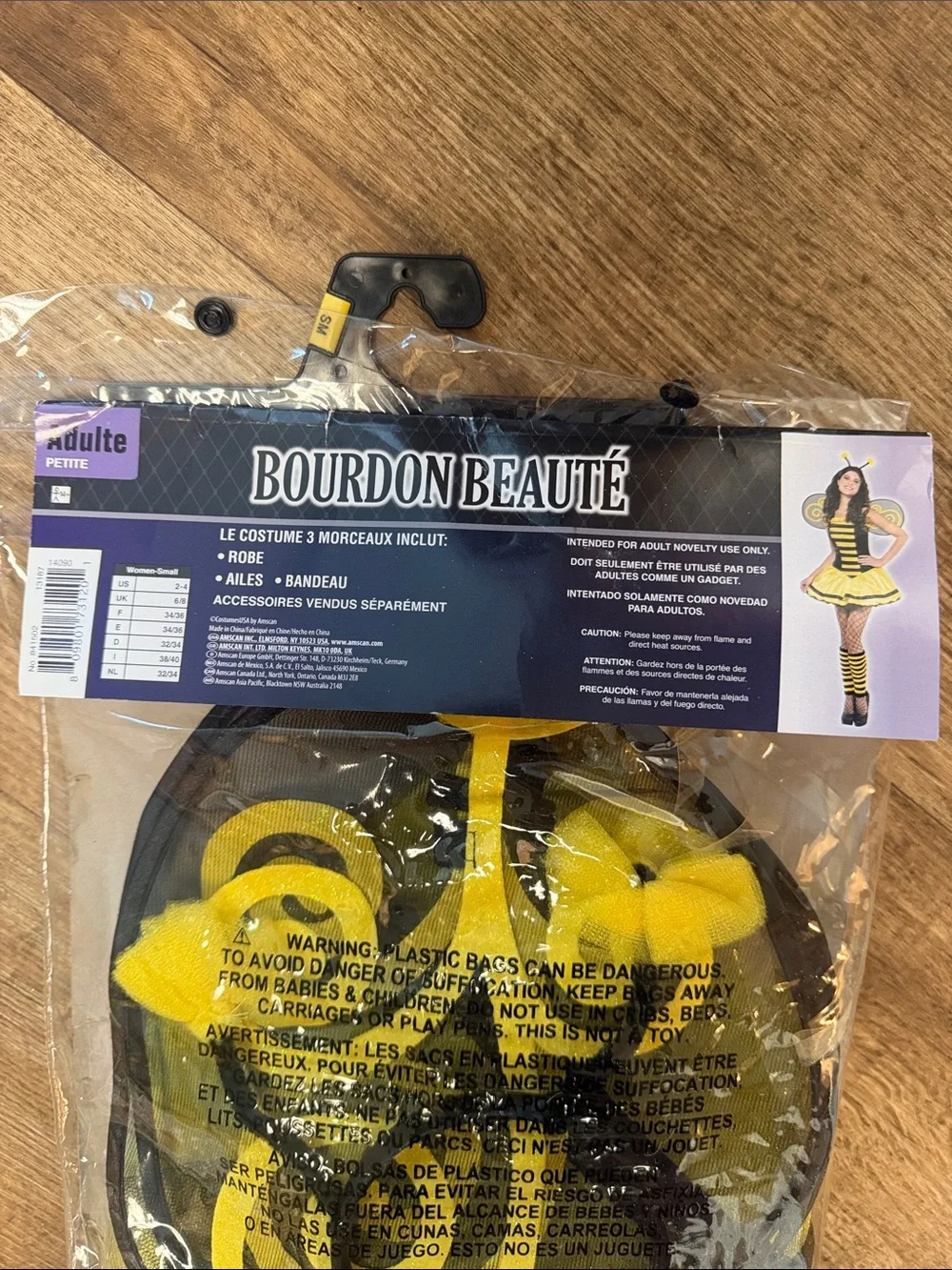 Adult/Young Women’s Bumblebee Costume